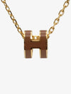 Mini Pop H Pendant Necklace New Gold - HERMES - BALAAN 2