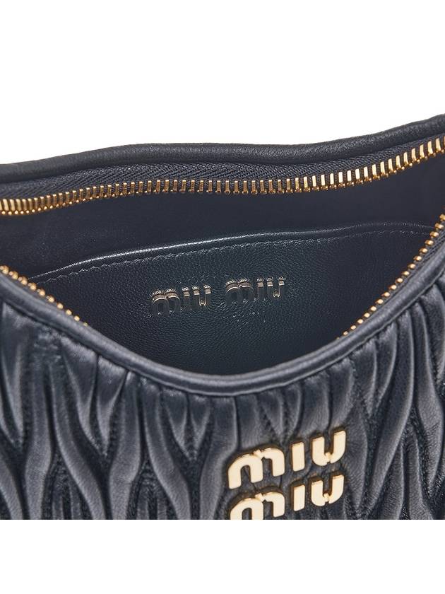 Matelasse Nappa Leather Shoulder Bag Black - MIU MIU - BALAAN 10