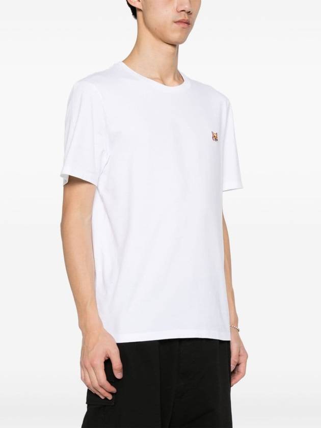 Fox Head Patch Classic Short Sleeve T-Shirt White - MAISON KITSUNE - BALAAN 4