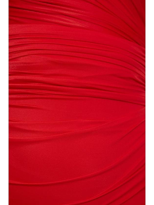 Women's Draped Short Dress Red - BALENCIAGA - BALAAN 6