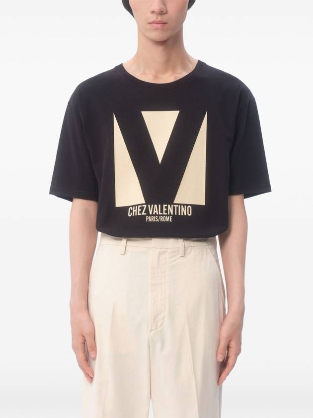 Valentino Garavani T-shirts and Polos Black - VALENTINO - BALAAN 3