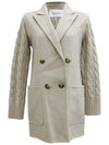 Dali Double Breasted Wool Cashmere Jacket Beige - MAX MARA - BALAAN 2