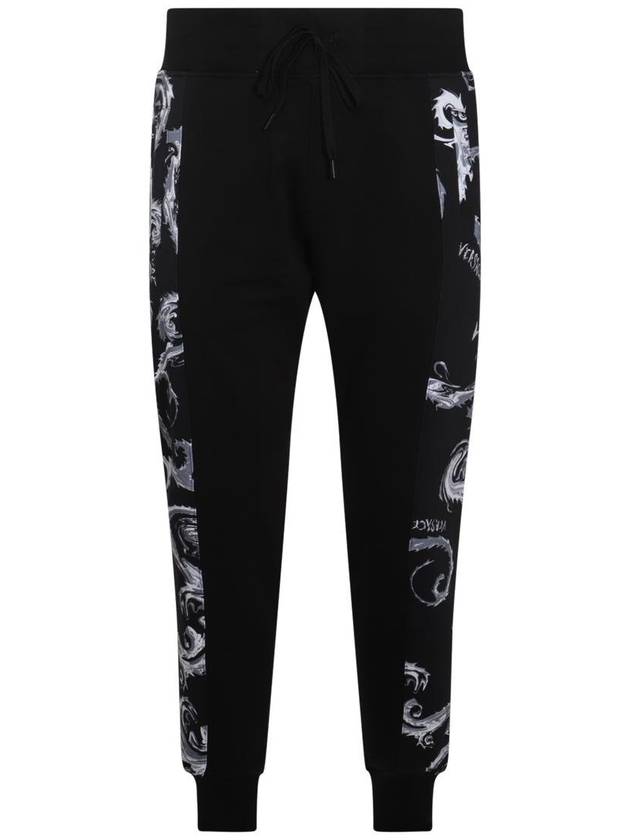 Print Drawstring Training Track Pants Black - VERSACE - BALAAN 2