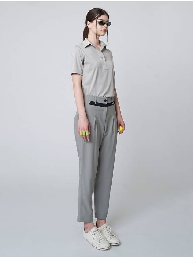 AW41TH09 Shirt collar top_light gray - ATHPLATFORM - BALAAN 5