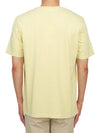 Fox Head Patch Classic Short Sleeve T-Shirt Yellow - MAISON KITSUNE - BALAAN 4