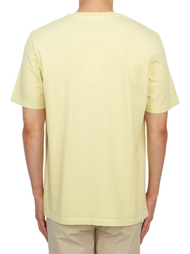 Fox Head Patch Classic Short Sleeve T-Shirt Yellow - MAISON KITSUNE - BALAAN 4