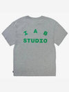 short sleeve t shirt gray green - IAB STUDIO - BALAAN 1