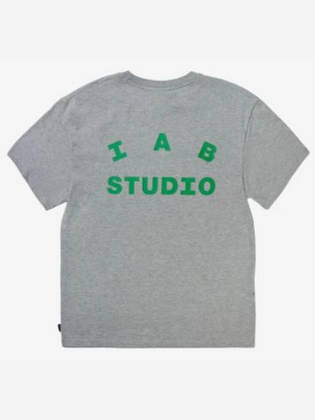 short sleeve t shirt gray green - IAB STUDIO - BALAAN 1