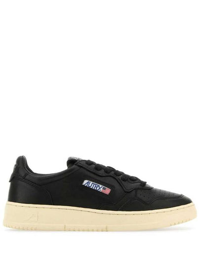 Medalist Low Top Sneaker in Super-Soft Black Nappa - AUTRY - BALAAN 2