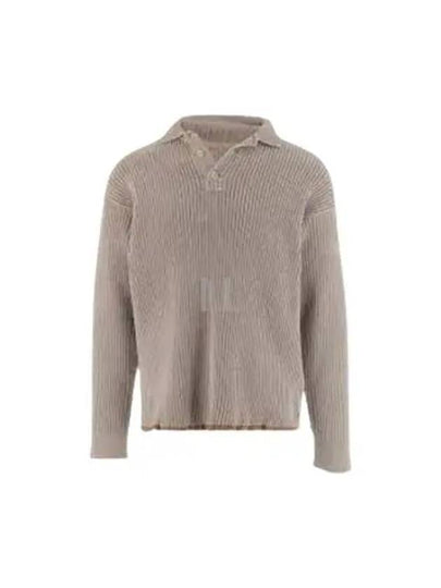 Men's Duci Chenille Knit Top Beige - JACQUEMUS - BALAAN 2