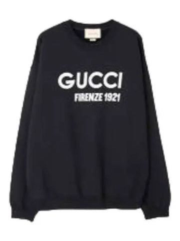 Logo embroidery sweatshirt women - GUCCI - BALAAN 1