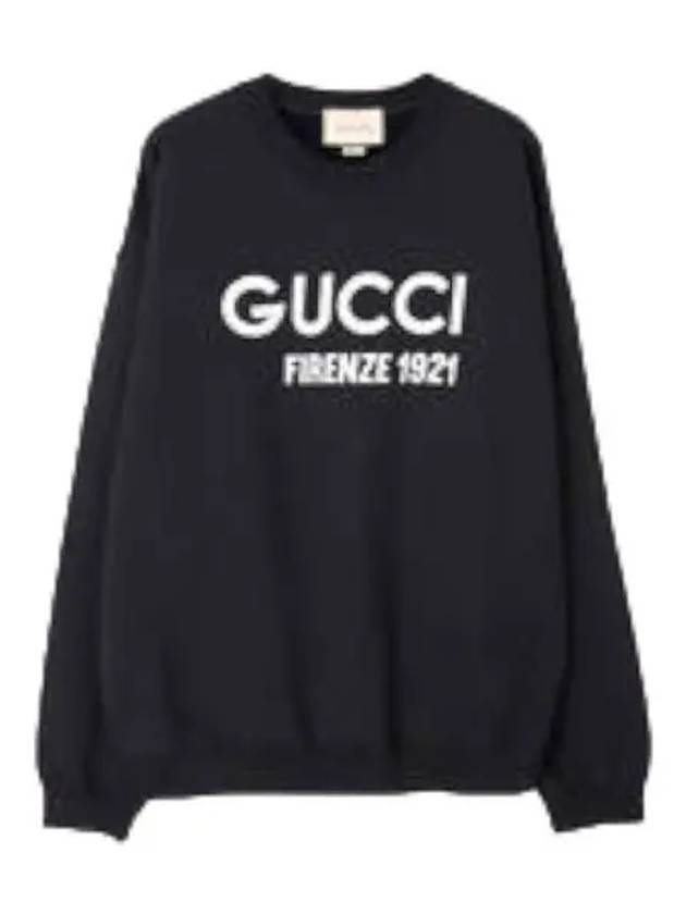 Logo embroidery sweatshirt women - GUCCI - BALAAN 1