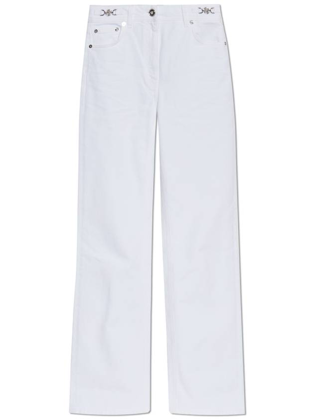 Versace Straight Leg Jeans, Women's, White - VERSACE - BALAAN 1