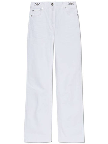 Versace Straight Leg Jeans, Women's, White - VERSACE - BALAAN 1