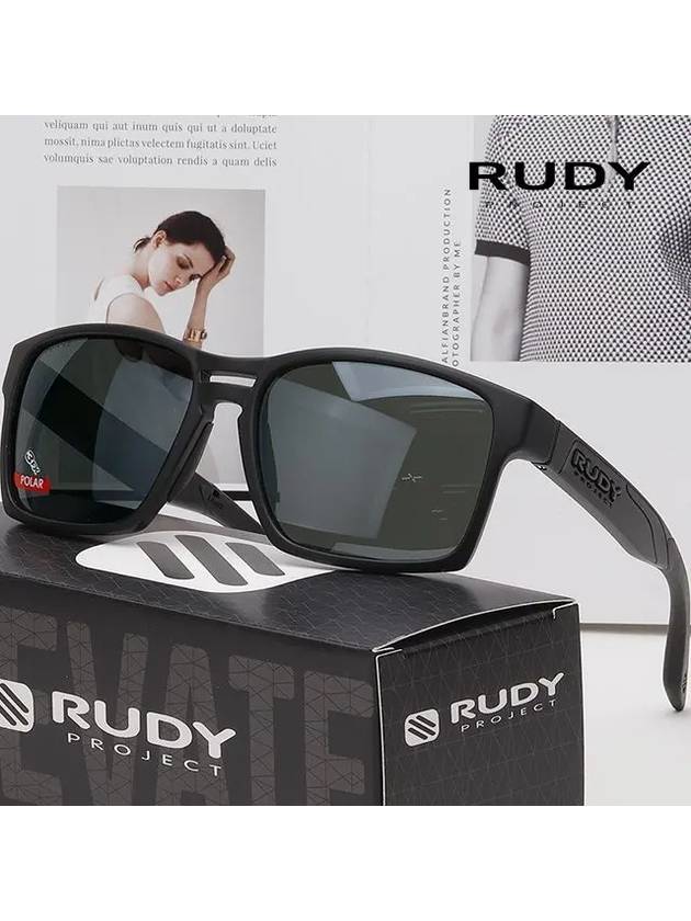 Polarized Sunglasses Spin Air 57 SP575906 Matte Black - RUDYPROJECT - BALAAN 2