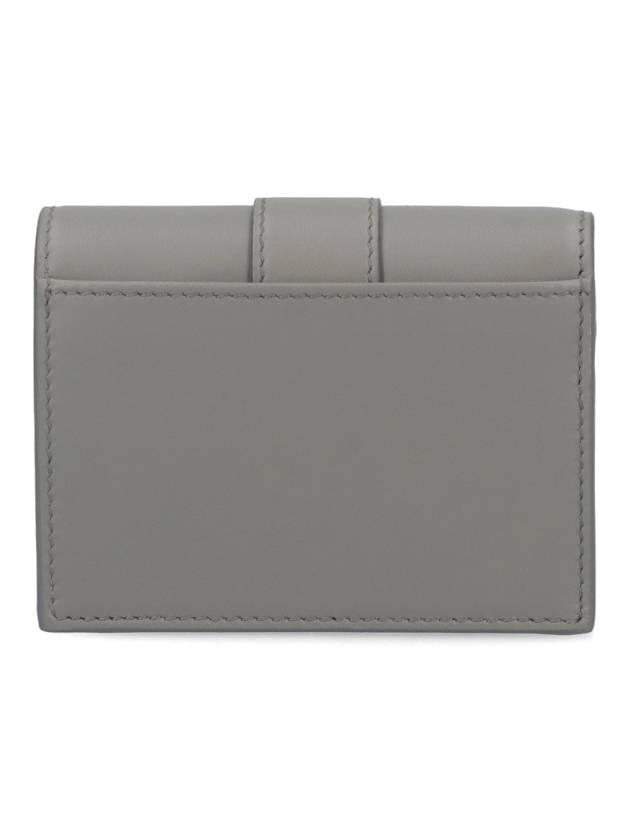 Women's Hug Half  Wallet Ash Grey - SALVATORE FERRAGAMO - BALAAN 4