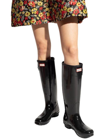 Tall rain boots women's 230 gloss black WFT1000RGL - HUNTER - BALAAN 1