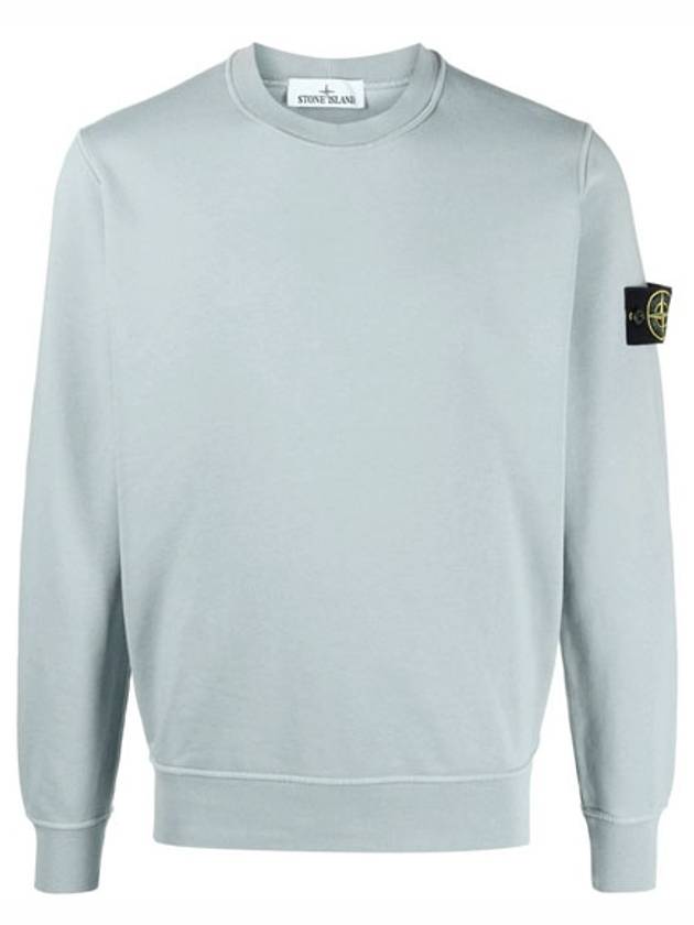 Wappen Patch Crew Neck Sweatshirt Dusty Mint - STONE ISLAND - BALAAN 2