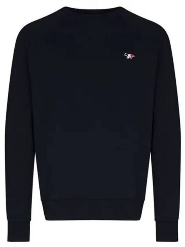 FM00322KM0001 NA Tricolor Fox Sweatshirt Navy Men s TTA 270122 - MAISON KITSUNE - BALAAN 1