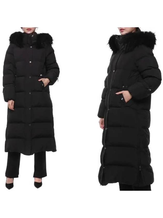 Women s BREUIL FUR STP Long Padding NERO 23F 1217088 - MOORER - BALAAN 1