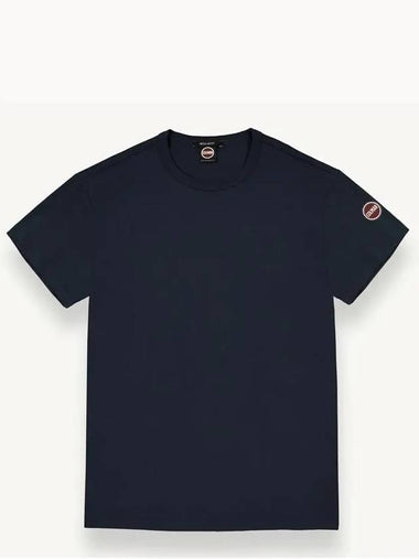 Le Logo Patch Short Sleeve TShirt Navy - COLMAR - BALAAN 1