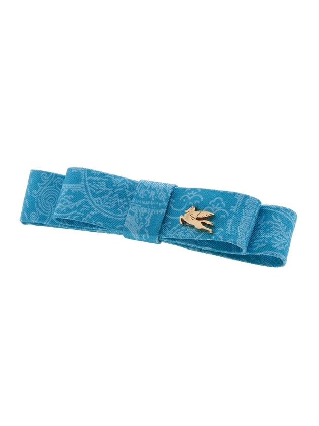 Paisley Pegasus Logo Hairpin Blue - ETRO - BALAAN 2