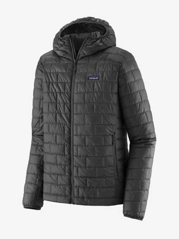 Men's Nano Puff Insulated Hooded Padding Grey - PATAGONIA - BALAAN 2