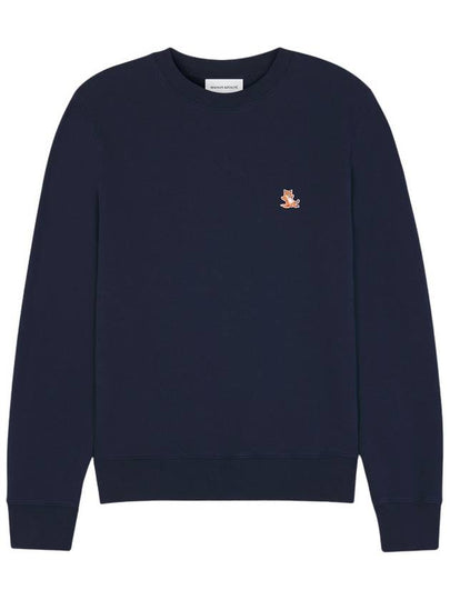 Chillax Patch Regular Sweatshirt Ink Blue - MAISON KITSUNE - BALAAN 2