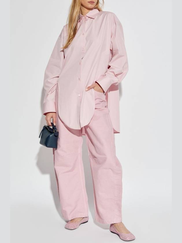 Loewe Cotton Shirt, Women's, Pink - LOEWE - BALAAN 2