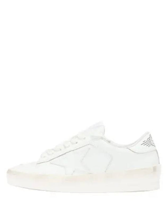 Star Dan Sneakers Total White Leather Women s - GOLDEN GOOSE - BALAAN 1