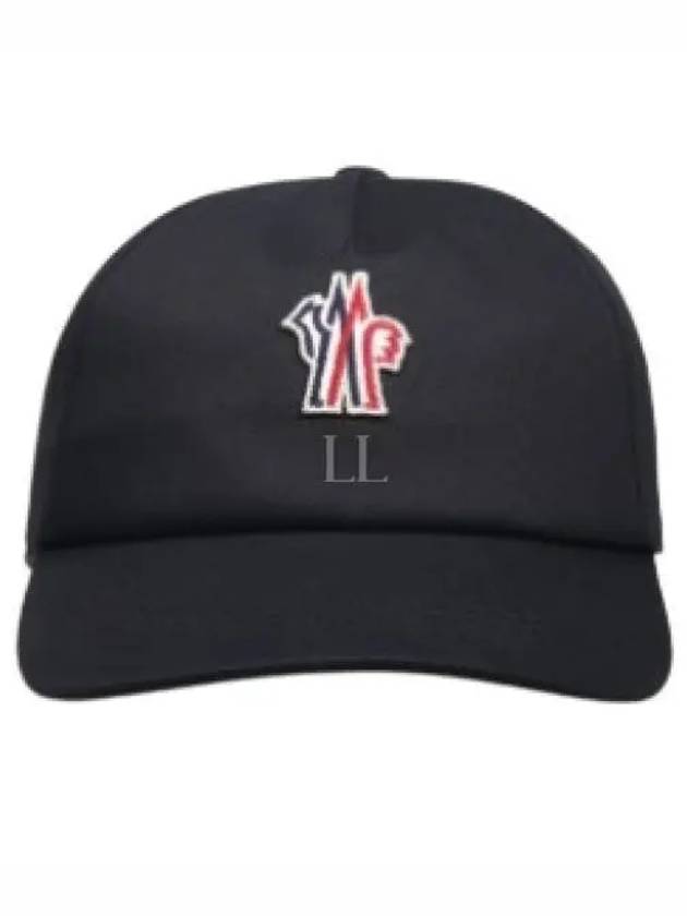 Grenoble Gabadin ball cap black - MONCLER - BALAAN 2