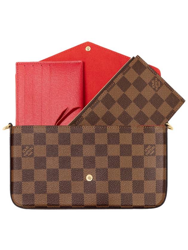 Felicie Pochette Damier Shoulder Bag Brown - LOUIS VUITTON - BALAAN 5