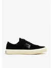 Suede Low Top Sneakers Black - TOM FORD - BALAAN 2