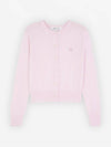 Baby Fox Patch Regular Cardigan Pale Pink - MAISON KITSUNE - BALAAN 2