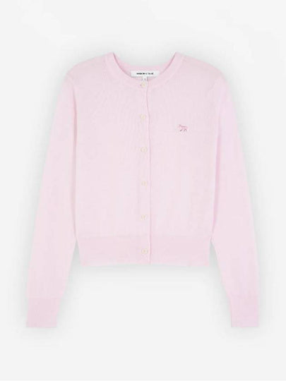 Baby Fox Patch Regular Cardigan Pale Pink - MAISON KITSUNE - BALAAN 2