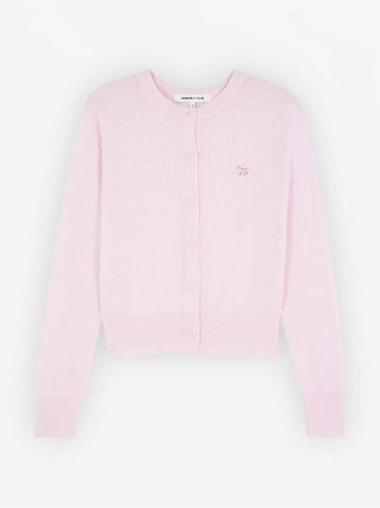 Baby Fox Patch Regular Cardigan Pale Pink - MAISON KITSUNE - BALAAN 2