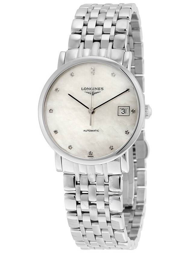 Longines Elegant Automatic Mother of Pearl Ladies Watch L4.809.4.87.6 - LONGINES - BALAAN 1