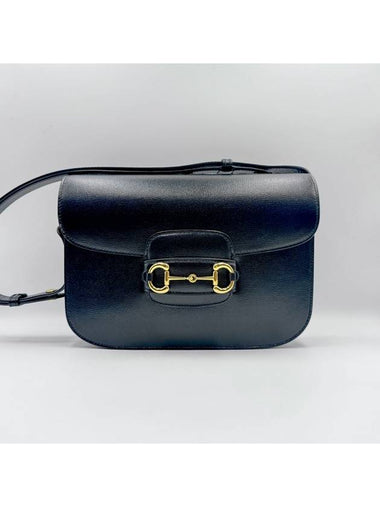 Horsebit 1955 shoulder bag small black - GUCCI - BALAAN 1