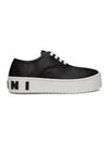 Maxi Logo Low Top Sneakers Black - MARNI - BALAAN 2