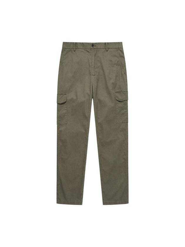 Men's Bio Washing Cargo Chino Pants Grayish Khaki SW23EPA01GK - SOLEW - BALAAN 1