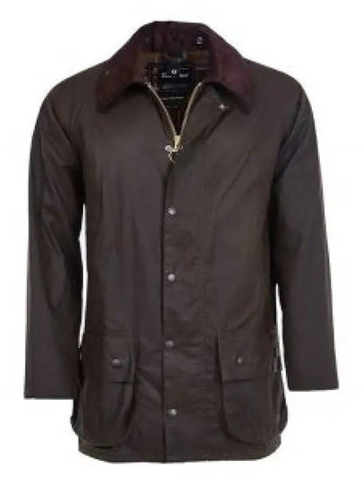 Classic Beaufort Wax Jacket Olive - BARBOUR - BALAAN 2