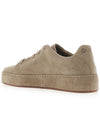 Women's Nuage Suede Goat Skin Low Top Sneakers Cashew Butter - LORO PIANA - BALAAN 4