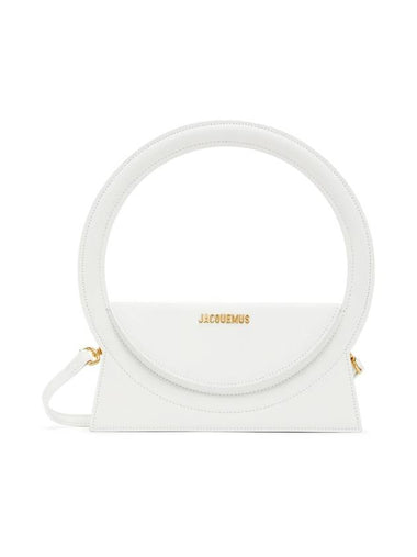 Le Sac Rond Circle Purse Tote Bag White - JACQUEMUS - BALAAN 1