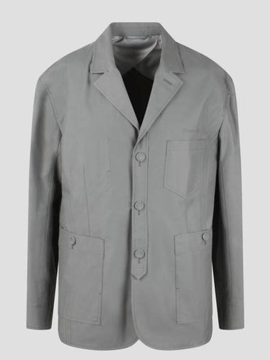 Workwear Blazer Jacket Grey - DIOR - BALAAN 1