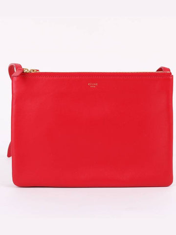 Trio Red Large Women s Crossbody Bag - CELINE - BALAAN 1