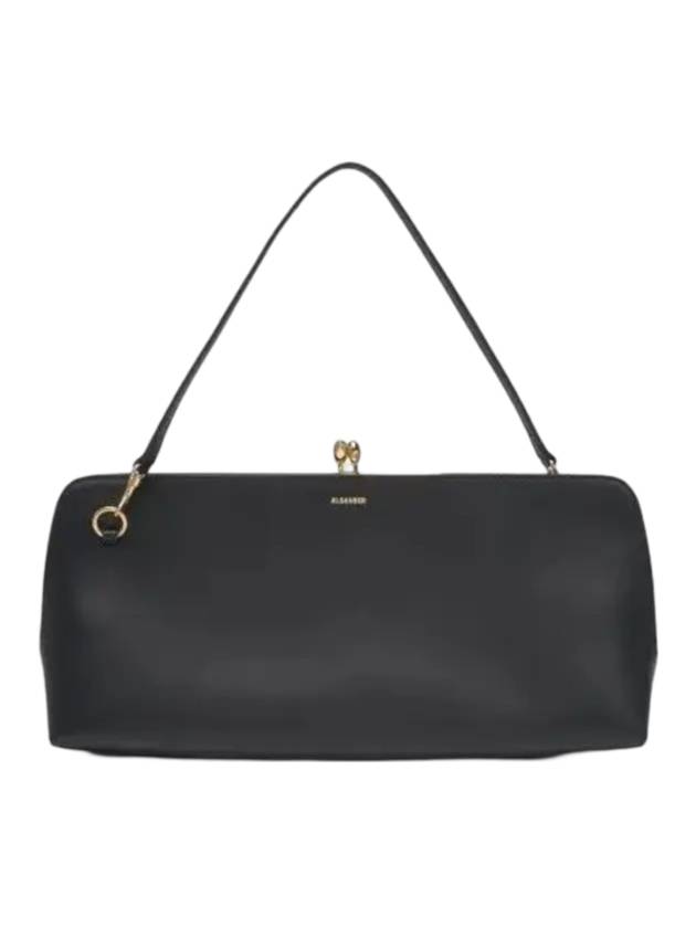 Goji Medium Shoulder Bag Black - JIL SANDER - BALAAN 1