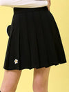 Pleated Banding Skirt Skirt Shorts Black MCSS24SK1BK - MACKY - BALAAN 1