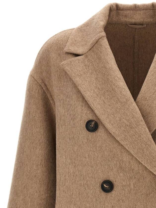 Brunello Cucinelli 'Monile' Double-Breasted Coat - BRUNELLO CUCINELLI - BALAAN 3