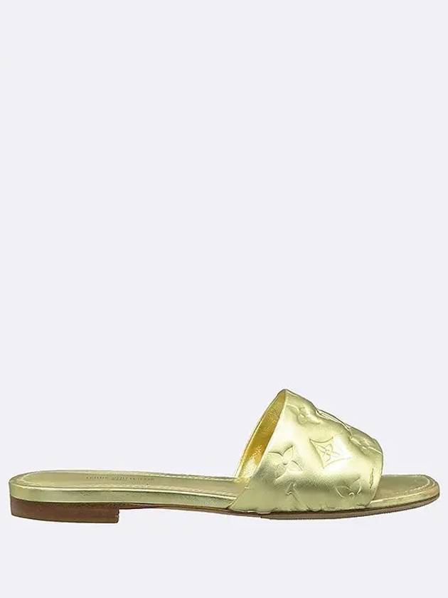 Smith Market used luxury goods gold sandals women s shoes - LOUIS VUITTON - BALAAN 3