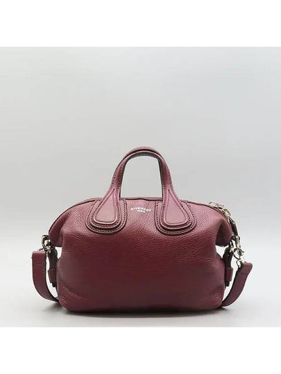 BB05095025 Purple Leather Nightingale MICRO Tote Bag Shoulder Strap 2WAY - GIVENCHY - BALAAN 2